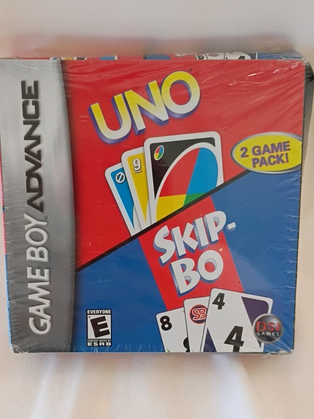 NEW Game Boy Advance UNO & Skip-Bo 2-Game Pack Rated E
